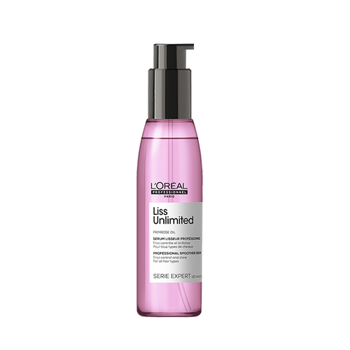 Loreal Pro Serie Expert Liss Unlimited Shine Perfecting Blow-Dry Oil 125 ML