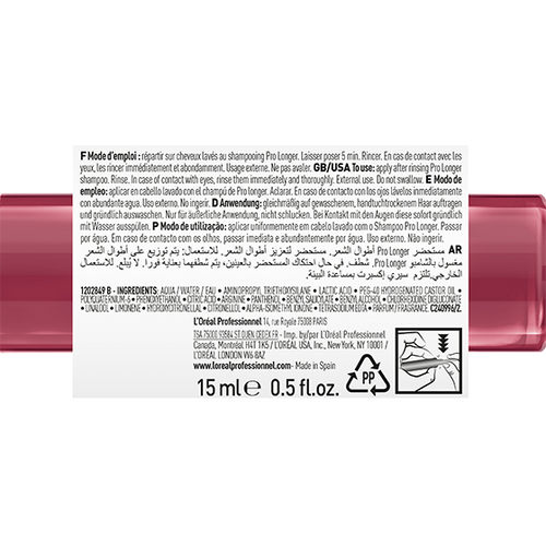 Loreal Professional Pro Longer Ends Filler Concentrate Liquid 15ml