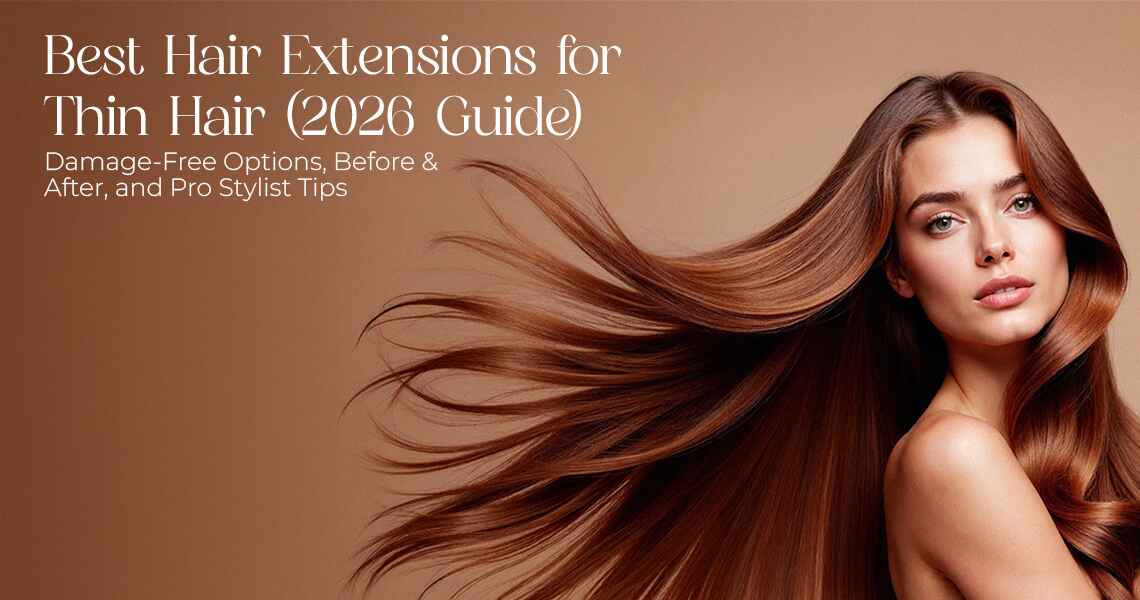 Best Hair Extensions for Thin Hair (2026 Guide): Damage-Free Options, Before & After, and Pro Stylist Tips