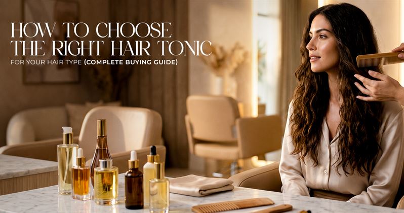 How to Choose the Right Hair Tonic for Your Hair Type (Complete Buying Guide)