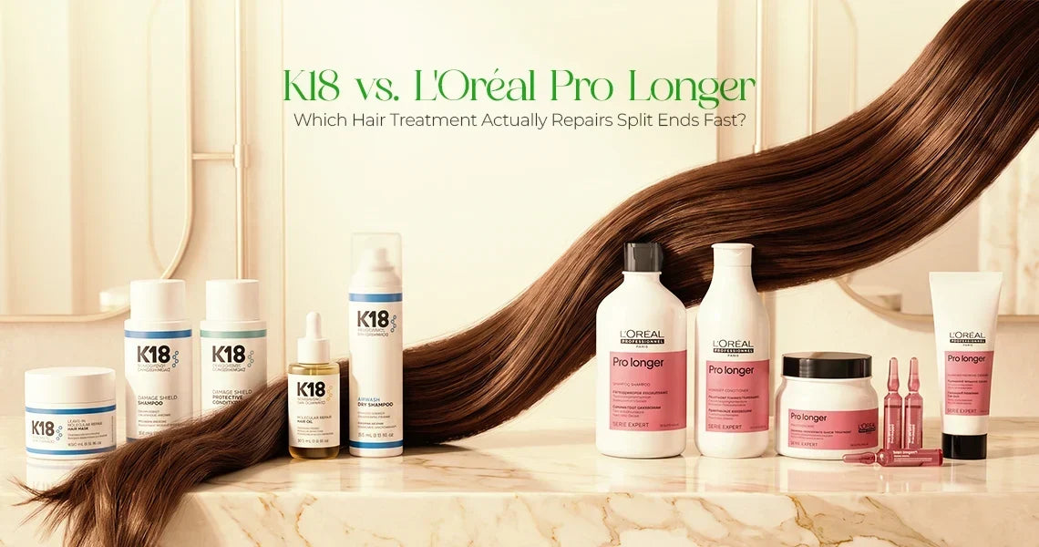 K18 vs. L'Oréal Pro Longer: Which Hair Treatment Actually Repairs Split Ends Fast?