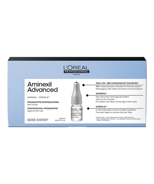 Loreal Professional Aminexil Advanced dual-action scalp & anti-thinning hair treatment